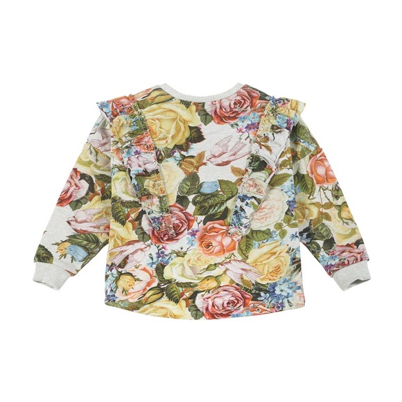 paper wings Other - Paper wing floral girls crewneck top